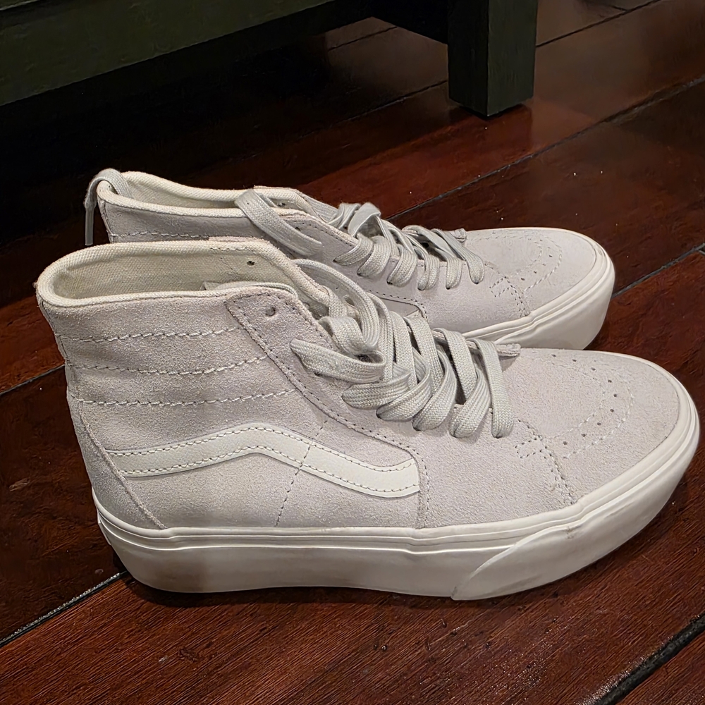Vans Light Gray High-Top Sneakers